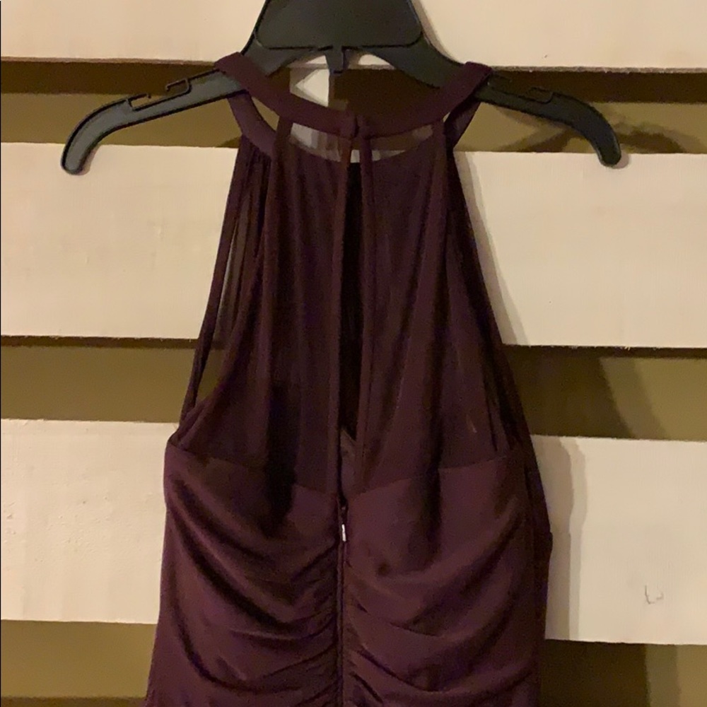 David’s Bridal plum purple bridesmaid formal dress - Picture 4 of 6